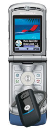Motorola RAZR V3 Blue. Click for special deal.